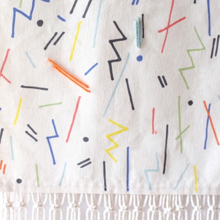 Stampel Memphis Stick wallhanging via Wee Birdy