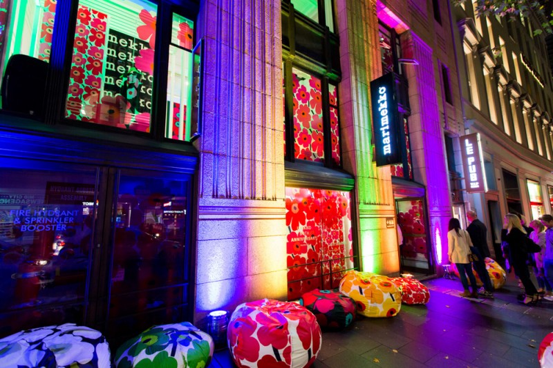 Marimekko Sydney Flagship Store Unikko 50th Celebration via WeeBirdy.com