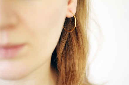 DIY Geo earrings via WeeBirdy.com
