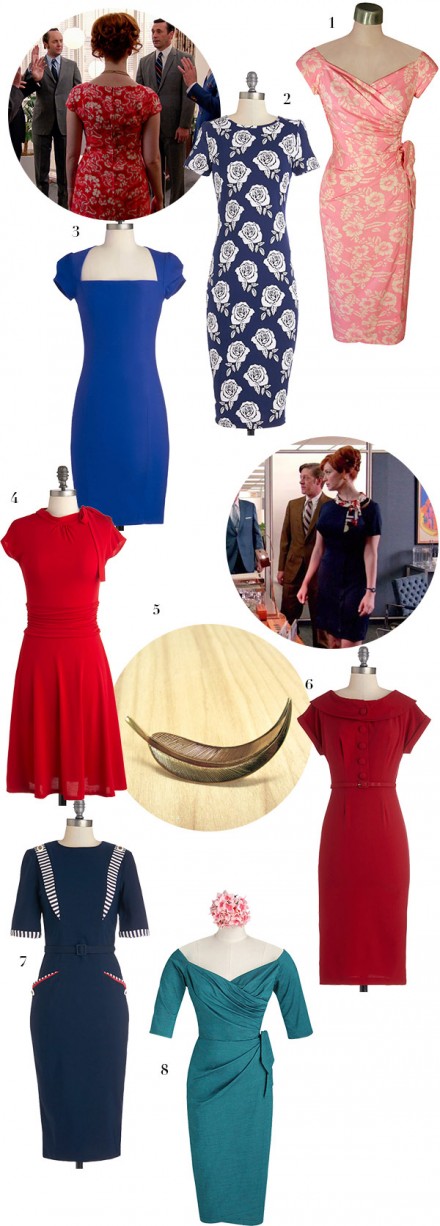 Get Joan's Style from Mad Men Season 7 via WeeBirdy.com