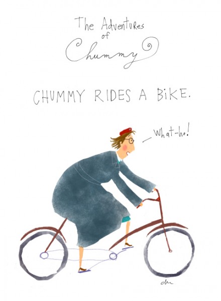 For fans of Call the Midwife: Chummy illustrations by Jana Christy, via weebirdy.com