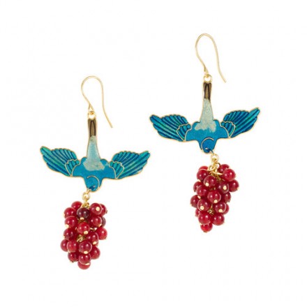 Marc Alary™ for J.Crew birdberry earrings via WeeBirdy.com