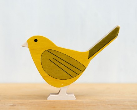 Modern Wood Bird by Studioliscious via WeeBirdy.com