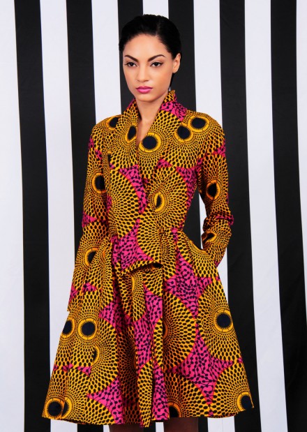Demestiks New York The Gugu Wrap Dress Coat via WeeBirdy.com
