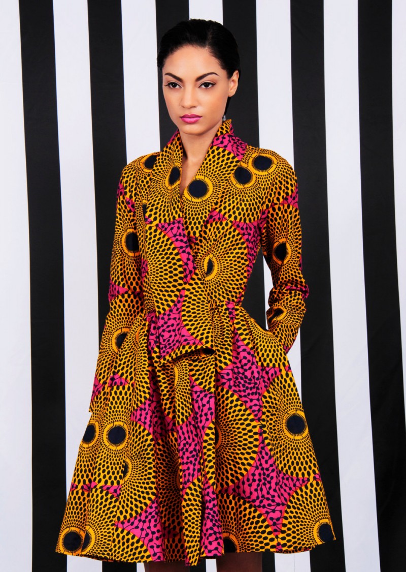 Demestiks New York The Gugu Wrap Dress Coat via WeeBirdy.com