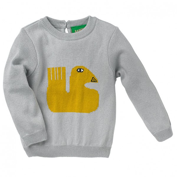 Donna Wilson for John Lewis Baby Duck Intarsia Knit Jumper via WeeBirdy.com