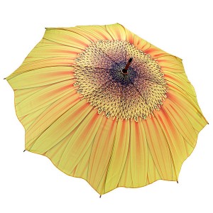 Top 12 Beautiful Umbrellas: Sunflower Umbrella by The Brolly Shop, via WeeBirdy.com