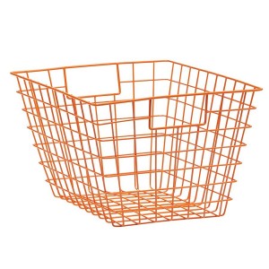 Wire Storage Basket - Orange $9, from KMart