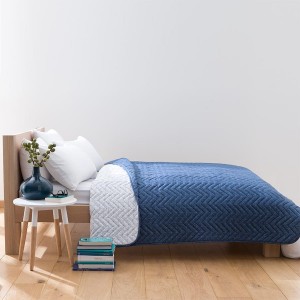 Navy Coverlet - King Bed $45.00 from Kmart.