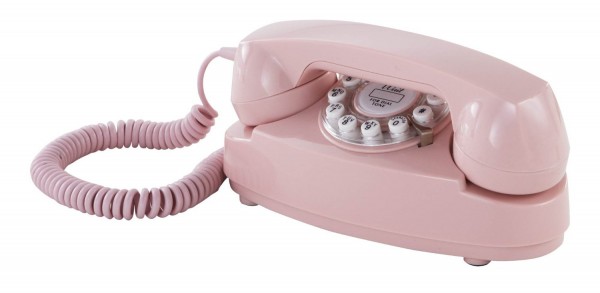 Crosley CR59-PI Princess Phone with Push Button Technology (Pink)