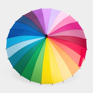 Top 12 Beautiful Umbrellas: Color Wheel Umbrella 2010 $48