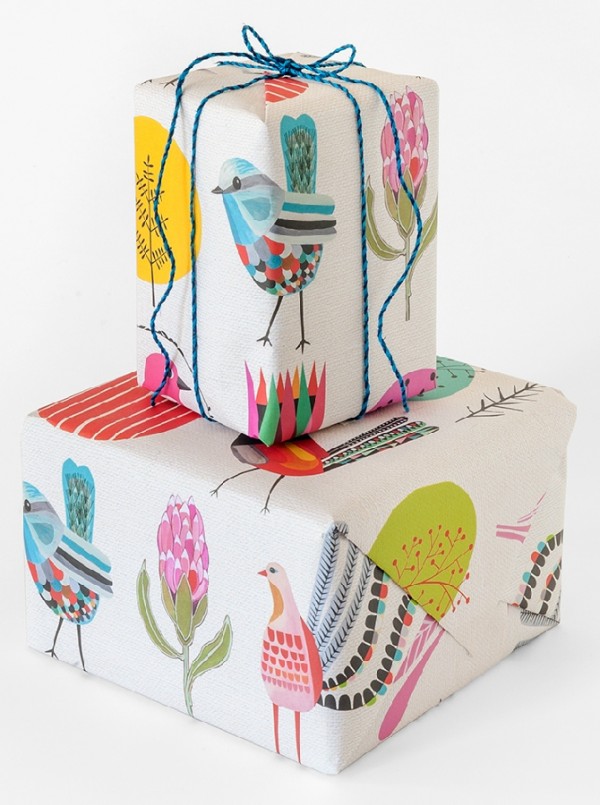 Inaluxe Garden Party Wrapping Paper from Earth Greetings