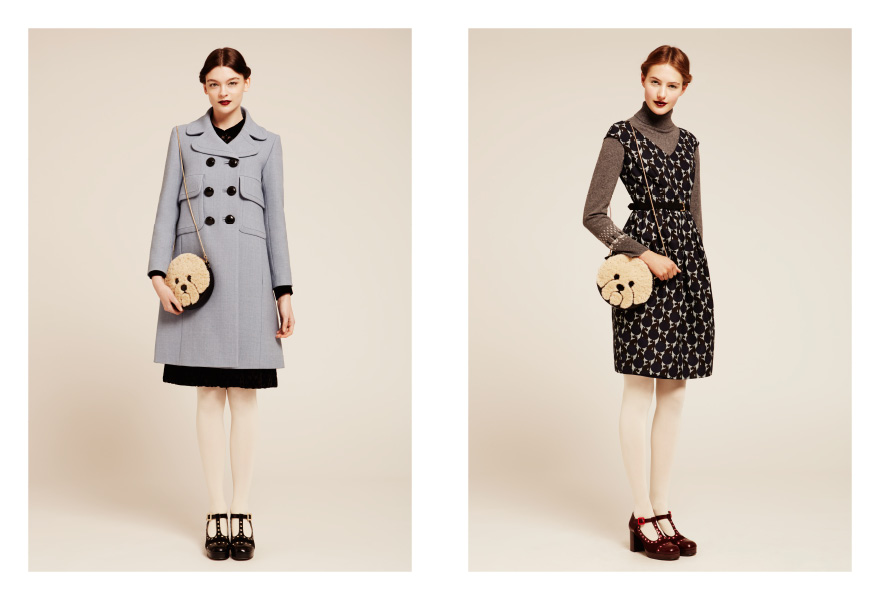Orla Kiely on X: AW12 'Cute As A Fox' dress with white tights & T Bar  pumps. Top with some geek chic glasses! #todayimwearing   / X
