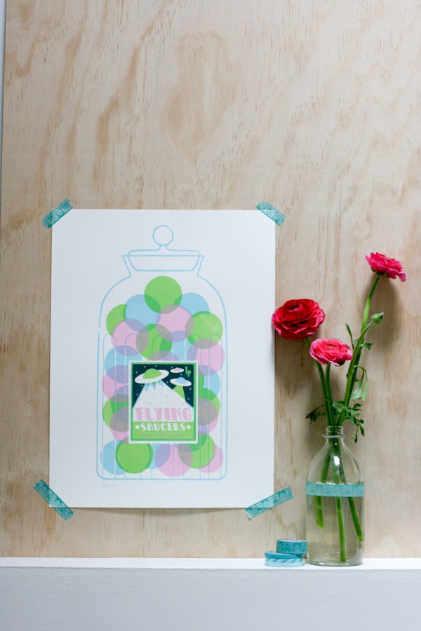 5 Ways to Decorate with Flowers and Typo tape, via WeeBirdy.com