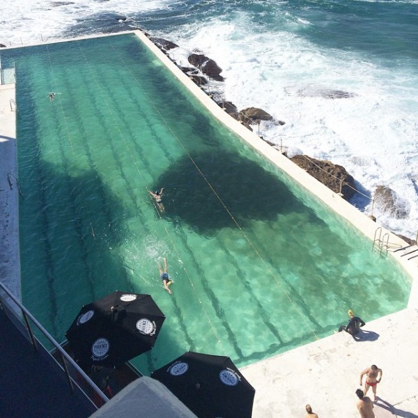 Mr Jason Grant's Secret Sydney: Bondi Icebergs pool. Photography via Mr Jason Grant's Instagram.