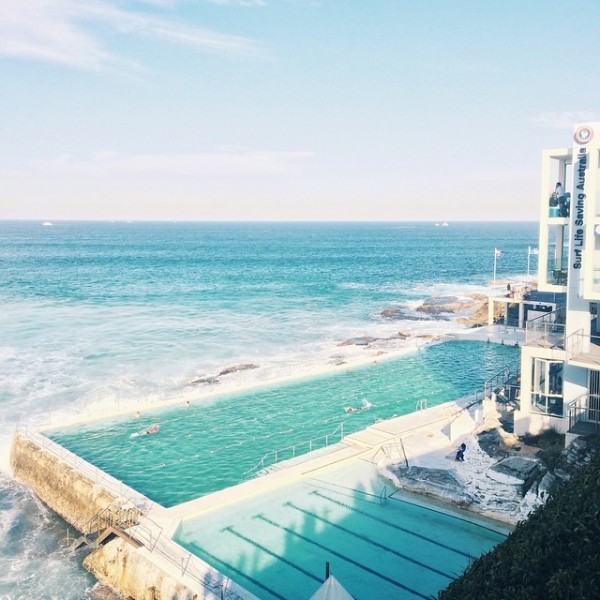 Mr Jason Grant's Secret Sydney: Bondi Icebergs pool. Photography via Mr Jason Grant's Instagram.