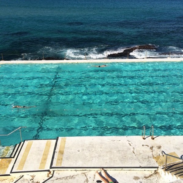 Mr Jason Grant's Secret Sydney: Bondi Icebergs pool. Photography via Mr Jason Grant's Instagram.