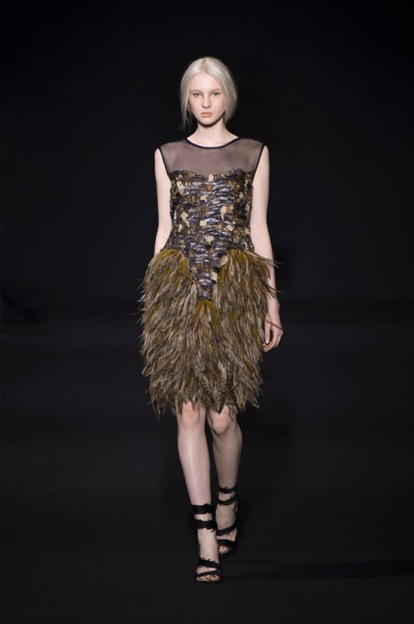 Put a bird on it: Alberta Ferretti's Autumn/Winter 2014 Collection.
