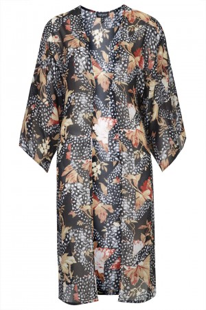 Shop the Bird Trend: Feather duster kimono, reduced to £25, from Tophshop.