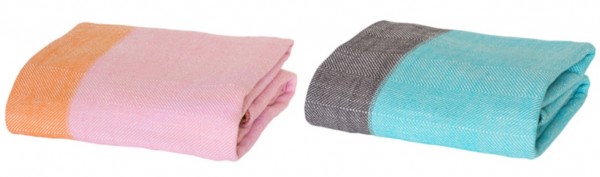 Castle pink blanky and blue blanky, $79 each, via WeeBirdy.com.