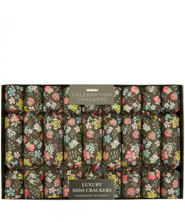 Black Edenham Print Mini Cracker Set from Liberty.
