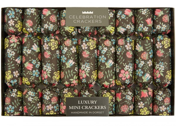 Black Edenham print mini cracker set, from Liberty. 