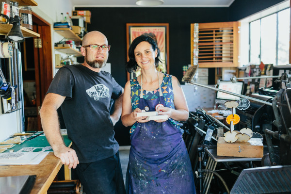 Jo and Andy from Olive and the Volcano.