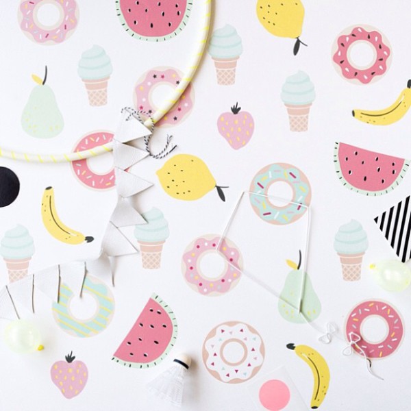 Lark's new wall stickers in fruity themes, ice creams and DONUTS have arrived form @jimmycricketau. So easy to add a touch of summer to your space! 