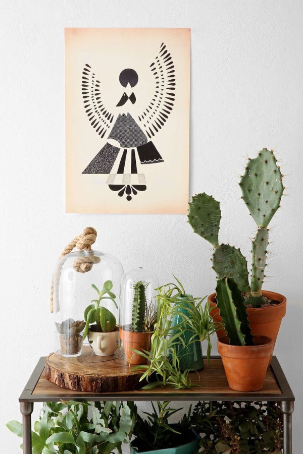 Cactuses are the hipsters of plants. And I still love them! Sourced via Urban Outfitters. 