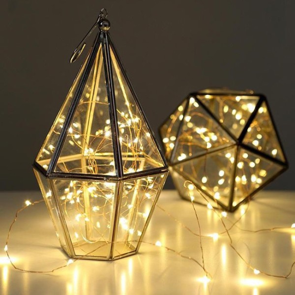 Wee find for Christmas 2014: Copper Wire String Lights from Lark, via WeeBirdy.com. 