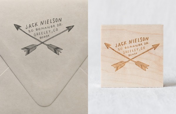 What to buy now from Etsy for Christmas: Custom address stamps, via WeeBirdy.com. 