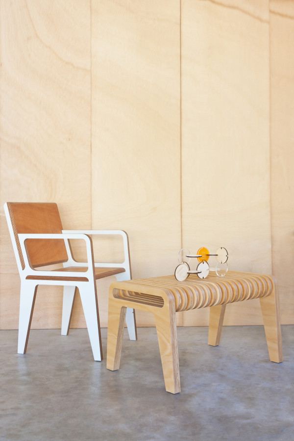 Handcrafted from locally sustained timbers, Carl's pieces are inspired by mid-century design, via WeeBirdy.com.  