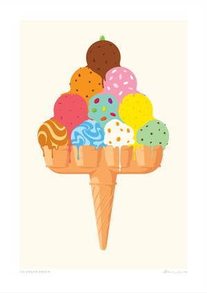 Top 12 Ice Cream-Themed Presents for Christmas, via WeeBirdy.com.