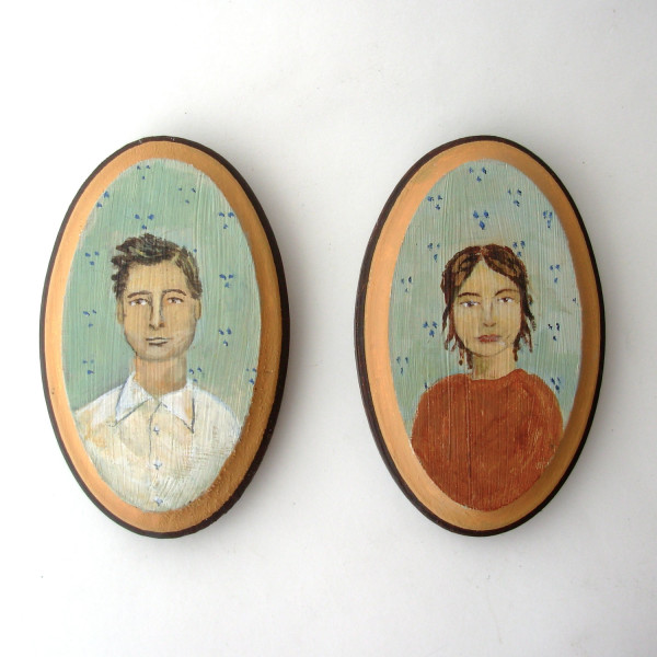 30 Amazing Personalised Presents to Order for Christmas now, via WeeBirdy.com: Custom couple painting, AU$238.10 from Frances Marin.