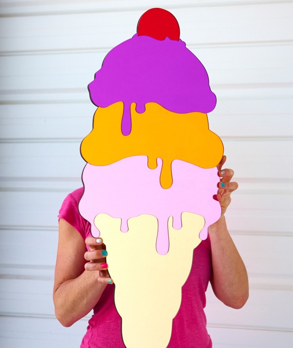 Love it: Ice Cream mirror by Bride & Wolfe, from Everything Begins, via WeeBirdy.com.
