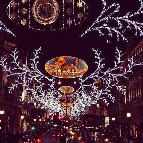 Christmas Lights in London 2014: Regent Street, via WeeBirdy.com. 