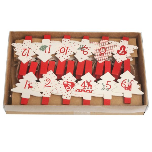 Advent Calendars with a Difference: Scandinavian Christmas string Advent calendar from Lark.