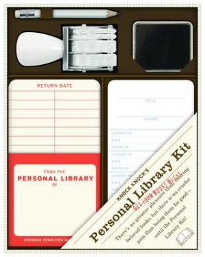 25 Excellent Presents for Book Lovers, via WeeBirdy.com: 25 Excellent Presents for Book Lovers, via WeeBirdy.com: Personal Library Kit, £11.99, from Waterstones.