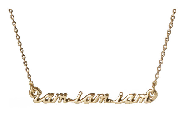25 Excellent Presents for Book Lovers, via WeeBirdy.com: The Bell Jar "I am I am I am" necklace, $24, from Out of Print Clothing company.