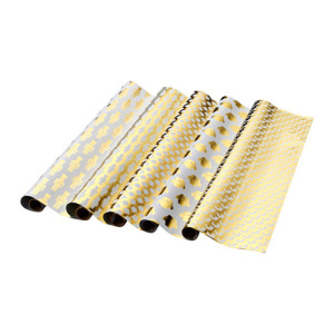 VINTERMYS gift wrap roll, assorted patterns, $2.99, from IKEA.
