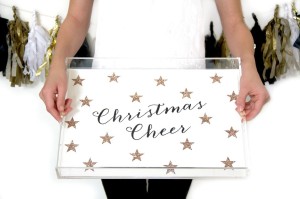Lucite ghost tray, $70, from Down that Little Lane.