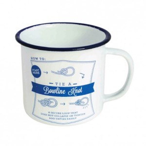 Knots Adventure enamel mug, $15.95, from Lark.