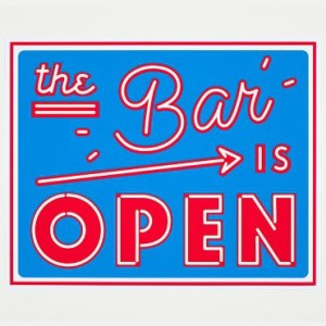 'The Bar is Open' print, £65, from Soma Gallery.