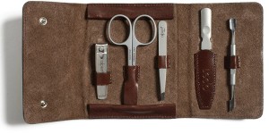 Alpen Italian leather manicure kit, $139.40, from Kauffmann Mercantile.
