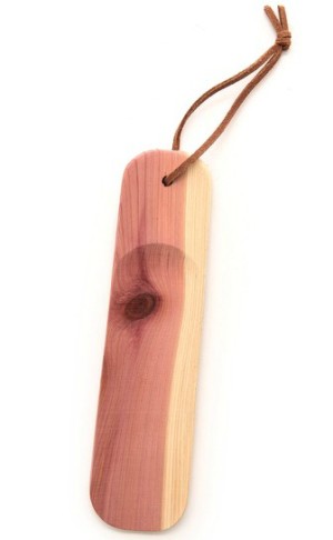 Woodlore cedar shoehorn, $6.25, from East Dane.