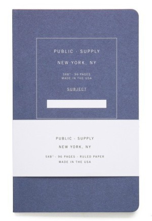Public Supply ruled notebook, $15.01, from East Dane.