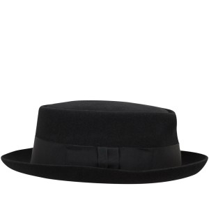 Christys' Hats black felt pork pie hat, £65, from Liberty.