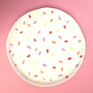 Porcelain stained plate by Leah Jackson, $45, from Craft.