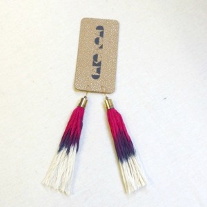Short tassel earrings by Cake Bread, $45, from Craft.