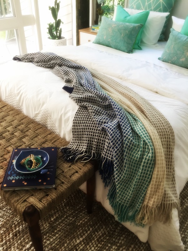 How to Style Your Bed Like a Stylist, via WeeBirdy.com.